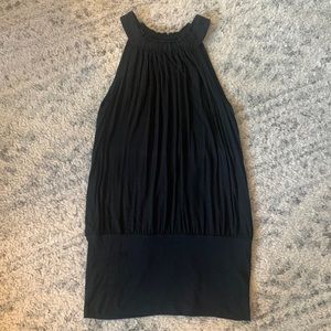 Black Express High Neck Mini Dress